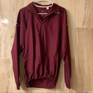 adidas quarter zip windbreaker